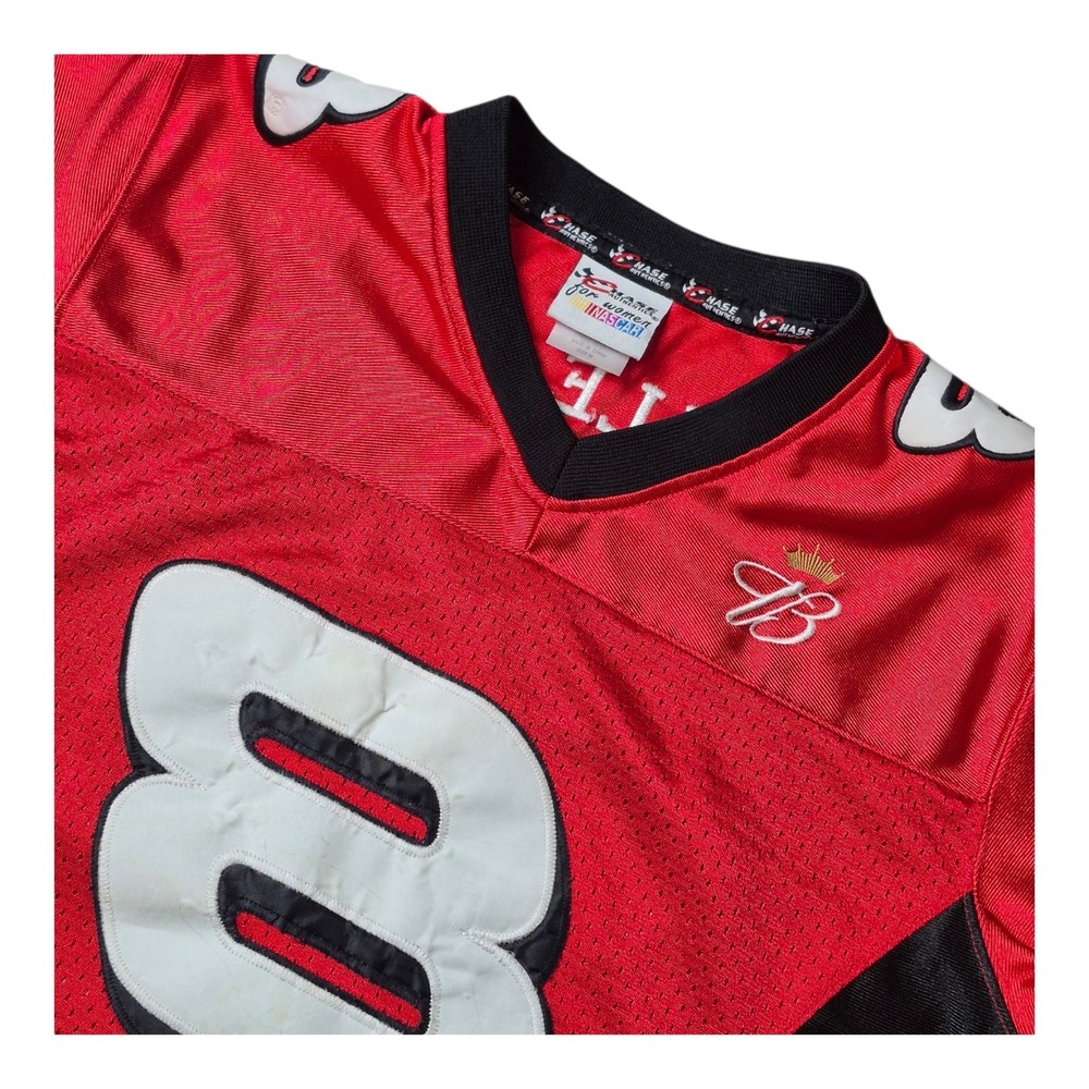 VTG Dale Earnhardt Jr 8 Women's‎ Medium NASCAR Jersey Red Racing Shirt